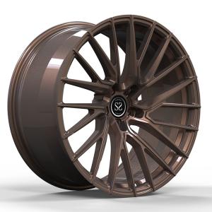 Wholesale BMW M6 2016 Year Gloss Bronze 1 Piece Forged Wheels 21x9.5 and 21x11 from china suppliers