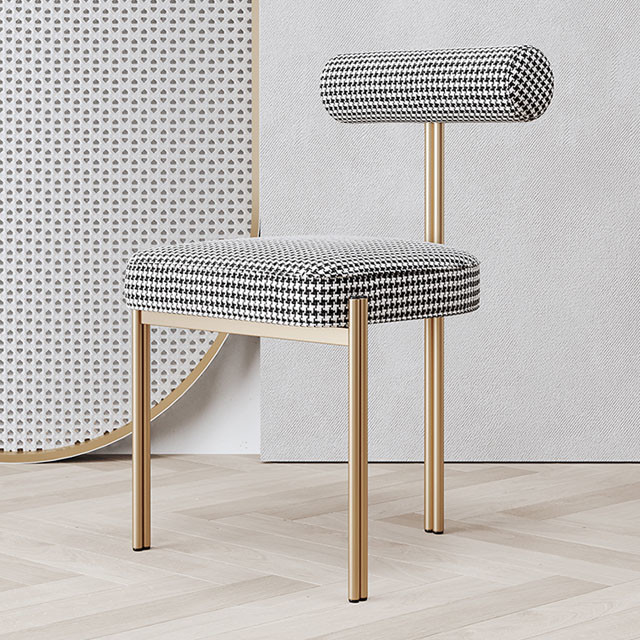 Stackable Ultra Modern Dining Chairs Restaurant Dining Chair 125mm Back Height