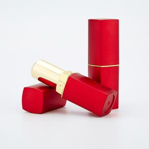 Wholesale Red Empty Lipstick Tube Square Tube Phnom Penh telescopic rotating Lipstick Tube from china suppliers