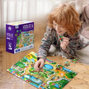 Wholesale Panda Juniors Level Up Level 1 Animal Toddler Puzzles For Pre School Learning from china suppliers