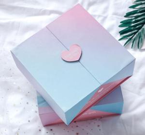 Wholesale Wedding Custom Cardboard Gift Boxes double open Pantone color ODM from china suppliers