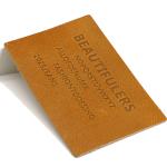 Molding Hot Press Brown Leather Patches For Hat jeans Clothes