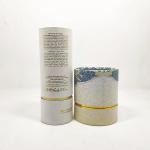 Printed Cosmetic Paper Tube Packaging Satin Inserted Velvet card Inserted