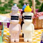 Recyclable 700ml Teddy Bear Drink Bottle For Soda Beverage