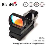 4 Reticle Paintball Gun Scopes 11mm 20mm Red Green Dot Reflex Sight High