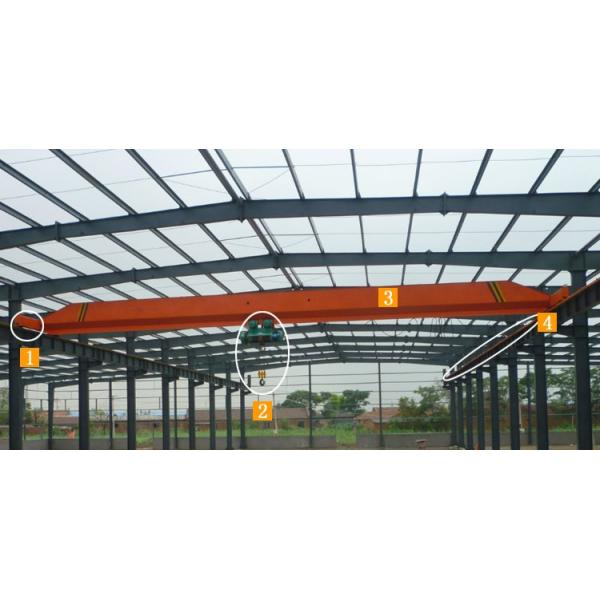 YT LD Electric Single Girder 1-20t Bridge Crane Workshop EOT Hoist Overhead Cranes