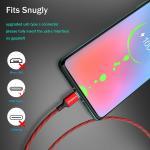 45W 5A Nylon Braided USB-C to USB-A 2.0 Cable for Samsung Galaxy S10, S9, S9, S8