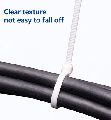 4.8*200MM Self-locking ETFE Cable Zip Ties Wraps Electrical Application Blue Wrap Tie Belt