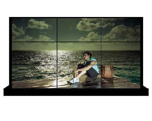 46 49 Inch 55 Inch Indoor LCD Advertising Screen 4K Display Controller 2X3 3X3