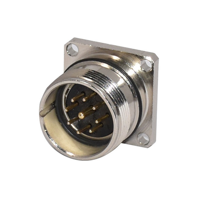 Straight M23 Connector / Encoder Connector 6 8 12 17 19 Pin Cores Power Plug