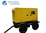 Silent Yanmar Trailer Generator Set , Mobile Genset Trailer 50KVA Cost Effective