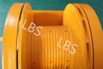 Hydraulic Winch Drum With Rope Groove LBS Sleeves 20KN 30KN 50KN