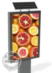 Double Side LED Light Box Outdoor Advertising Display Kiosk With Battery