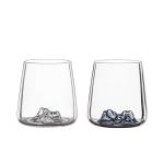 Mountain Shaped Whisky Glass Cup high borosilicate 400ml