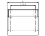 Linear bearings KBSB...B - Shaft Supporting Housing KBSB25