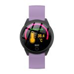 NFC Blood Pressure Smartwatch 200mAh Digital Clock Body Temperature Bracelet