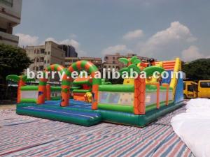 Wholesale ISO 18000 Inflatable Amusement Park Slide Theme Bouncer Castle from china suppliers