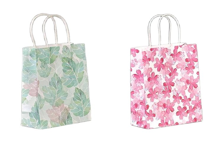 Pink Paper Gift Bags For Kids Birthday Holiday Presents