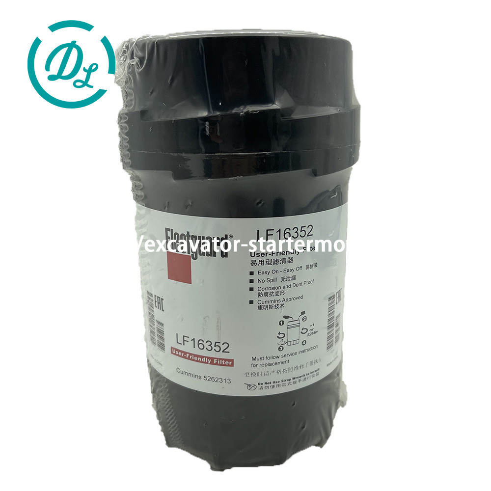 LF16352 Excavator Oil Filter 5262313 Fleetguard Cummins QSF2.8