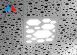 Weather Resistant Aluminium Perforated Ceiling Tiles With Straight Beveled Edge