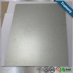 Silver Scrub Aluminum Flat Plate For Decoration Fireproof Building Thickness 1