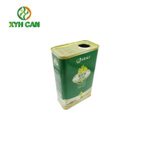 Wholesale Olive Oil Tin Can Safety Deep Metal Tins Customized Oil Container Glossy Lamination Printing from china suppliers
