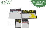 Top Zipper Pet Food Bag Packing Fishing Baits / Spinners With Clear Window