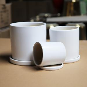 Wholesale Ornamental 12cm SGS AB Plain Modern Ceramic Azalea Pots from china suppliers