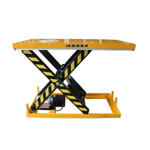 Wholesale 1 Ton 3m Small Lift Tables Hydraulic Electric Warehouse Cargo Scissor Lift from china suppliers