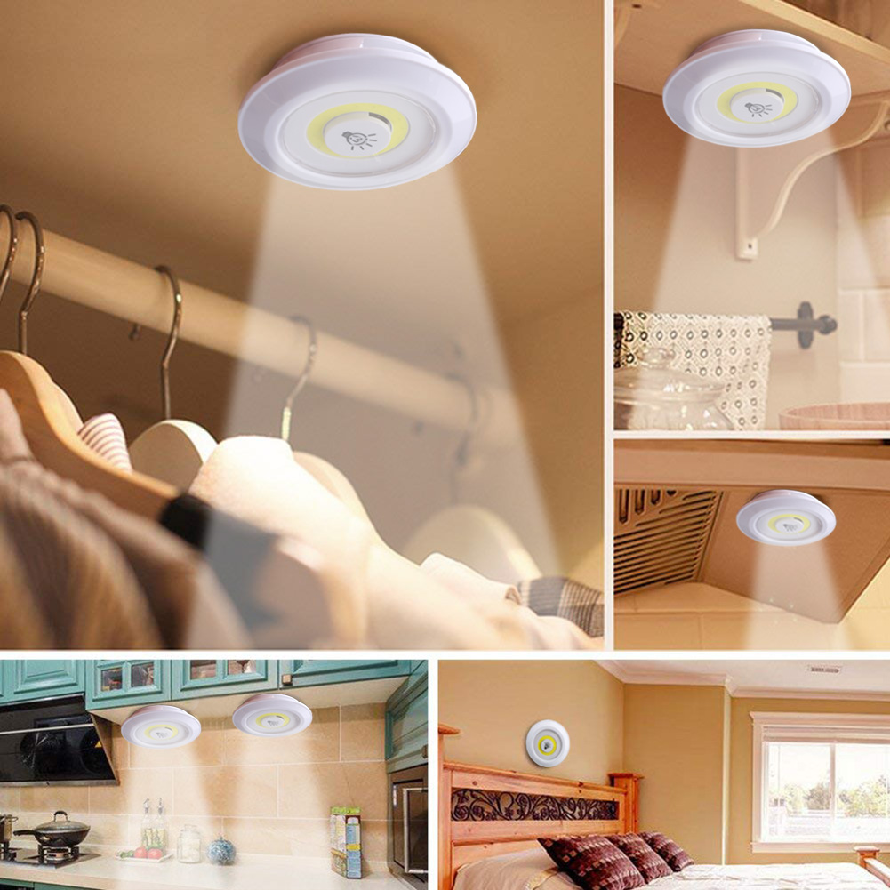 Tap On/OFF Switch Battery Operated Cabinet Light