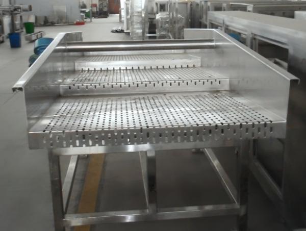 Energy Saving Pickle Cutting Machine , Vegetable Washing Machine Automatic