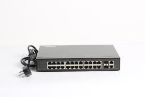 Wholesale 8K MAC 24 100M Tp 2 1000M Combo 26 Port Gigabit Switch 11W AC100V from china suppliers