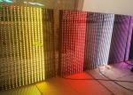 P31.25 Flexible Curtain Led Display Showcase Building Advertising Glass
