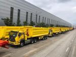 40-80 Ton Hydraulic Rear Dump Tipper Trailer 3 Axles Tipper Semi Truck Tipping