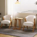 Modern Nordic Wood Chair Sturdy Ash Solid Wood Frame for Hotel Design Velvet