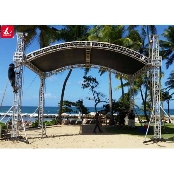 Customized All Shape Aluminum Square Box Truss For Concert Decorate