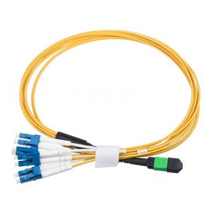 Wholesale 8 Core Fiber Optical Patch Cord MPO MTP To LC Duplex Breakout Cable from china suppliers