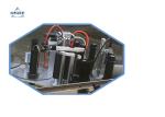 Three Sides Round Bottle Sticker Labeling Machine 20-200pcs/Min Speed