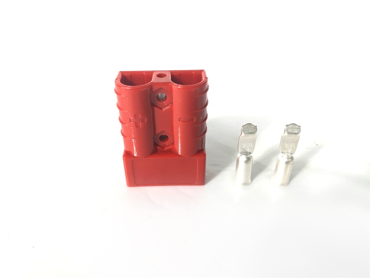 50A 600V Trailer Electrical Connector Red Wire Harness Plug Connector