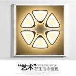 Modern Flower Graphic Design LED Lighting Ceiling Lamp Lights 138w 840*840*150MM