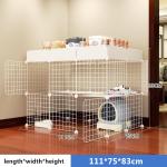 Cat Cage Large Free Space Household Two Cats With Toilet Large Castle Indoor Cat