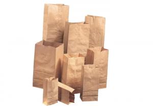 China Food Grade Block Bottom Paper Bags  For Milk Powder Hygiene Packaging 60g-120g/M2 on sale
