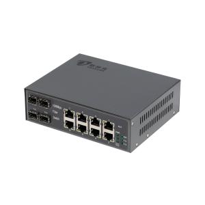 Wholesale 40Gbps Gigabit 8 Port Fiber Optic POE Switch Managed L2 For Indoor Use from china suppliers