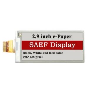 China 2.9 Inch E Paper Module Durable Sunlight Readable Screen 128x296 SPI interface on sale