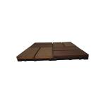 Wellness Centers Sauna Decking 300mm*300mm Foamed PVC Co-Extruded and Coated