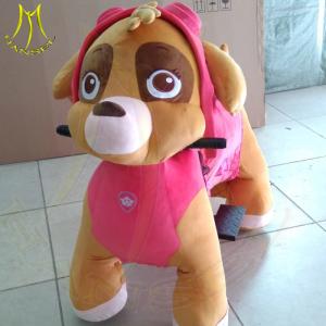 Wholesale Hansel shopping centers electric plush animal scooter rides for adults from china suppliers