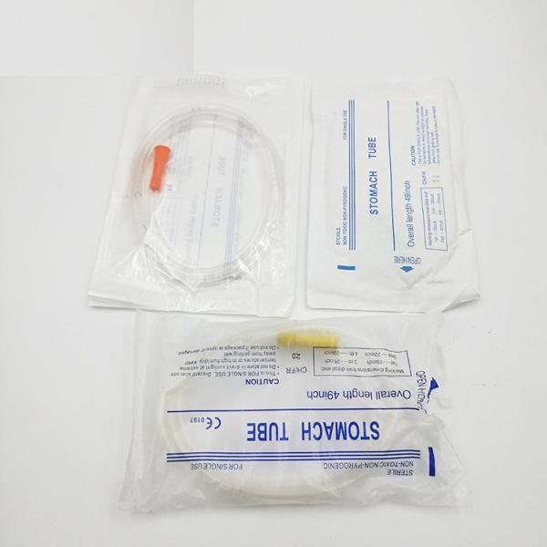Open Tip 90cm FR16 Medical Suction Tubes , Disposable Stomach Tube With Or