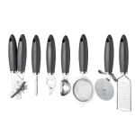 Stainless Steel Kitchen Gadget Set for Sustainable Cooking Tools and TPR Handle