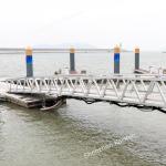 Customized Marine Aluminum Gangways For Marina Dock Yacht Floating Pontoon