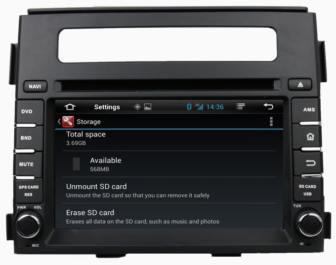 Ouchuangbo Car GPS Navigation Stereo System for Kia Soul 2013-2014 Android 4.2 DVD Radio 3G Wifi Bluetooth OCB-6234C